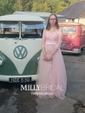 A-line Off-the-shoulder Tulle Prom Dresses With Appliques