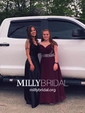 Sheath/Column Cowl Neck Ankle-length Satin Prom Dresses