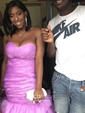 Mermaid Strapless Tulle Ruffle Tiered Prom Dresses With Ruched