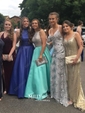 Mermaid V-neck Sparkly Sequin Prom Dresses
