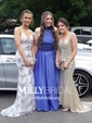Mermaid V-neck Sparkly Sequin Prom Dresses