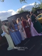 Mermaid Stretch Crepe Off-the-shoulder Prom Dresses With Appliques