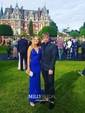 Sheath/Column V-neck Jersey Backless Prom Dresses With Ruched