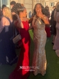 Mermaid Stretch Crepe Off-the-shoulder Prom Dresses With Appliques