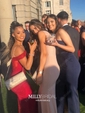 Mermaid Stretch Crepe Off-the-shoulder Prom Dresses With Appliques