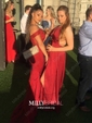 Mermaid Stretch Crepe Off-the-shoulder Prom Dresses With Appliques