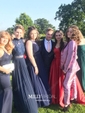 Ball Gown Satin Floor-length Off-the-shoulder Prom Dresses