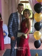 Burgundy Mermaid V-neck Lace Backless Prom Dresses