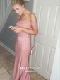 Mermaid Off-the-shoulder Stretch Crepe Prom Dresses