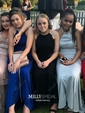 Mermaid High Neck Jersey Prom Dresses With Beading