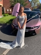 Mermaid Off-the-shoulder Lace Prom Dresses With Appliques