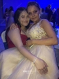 Ball Gown V-neck Floor-length Tulle Prom Dresses With Appliques