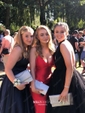 Black Ball Gown High Neck Tulle Backless Cut Out Prom Dresses