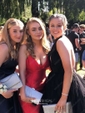 Black Ball Gown High Neck Tulle Backless Cut Out Prom Dresses
