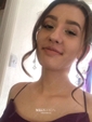 A-line Scoop Neck Satin Prom Dresses With Ruched