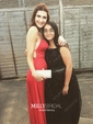 Princess Off-the-shoulder Tulle Sweep Train Beading Prom Dresses
