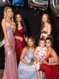 Mermaid V-neck Sparkly Sequin Prom Dresses With Appliques