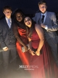 A-line Halter Chiffon Cut Out Prom Dresses With Ruched