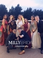 A-line Halter Chiffon Cut Out Prom Dresses With Ruched