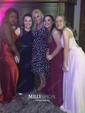 A-line Halter Chiffon Cut Out Prom Dresses With Ruched