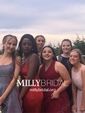A-line Halter Chiffon Cut Out Prom Dresses With Ruched