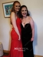 Sheath/Column V-neck Jersey Prom Dresses With Ruched