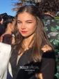Black Mermaid V-neck Jersey Prom Dresses With Appliques
