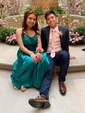 A-line Scoop Neck Satin Prom Dresses With Ruched