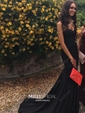 Mermaid Sweetheart Jersey Strapless Prom Dresses