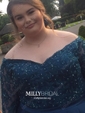 Ball Gown Off-the-shoulder Satin Modest Prom Dresses With Beading
