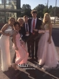 Mermaid High Neck Jersey Prom Dresses With Appliques