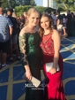 Mermaid Illusion Long Sleeves Lace Prom Dresses With Appliques