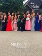 Mermaid Strapless Stretch Crepe Prom Dresses With Appliques