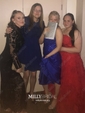 Mermaid Halter Satin Cut Out Beaded Prom Dresses