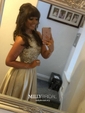 Ball Gown Illusion Satin Cut Out Prom Dresses With Beading