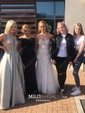Mermaid Stretch Crepe Off-the-shoulder Prom Dresses With Appliques