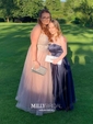 Burgundy Ball Gown Strapless Satin Prom Dresses