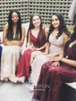 Sheath/Column V-neck Satin Prom Dresses With Ruched