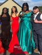 Ball Gown Off-the-shoulder Satin Modest Prom Dresses With Ruched
