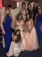 Mermaid High Neck Jersey Prom Dresses With Appliques