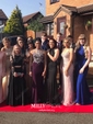 Mermaid High Neck Jersey Prom Dresses With Appliques