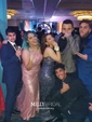 Trumpet/Mermaid Strapless Sequined Sweep Train Prom Dresses