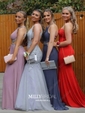 Trumpet/Mermaid Sweetheart Jersey Sweep Train Prom Dresses