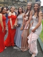 Mermaid Off-the-shoulder Lace Prom Dresses With Appliques