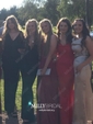 Sheath/Column Cowl Neck Ankle-length Satin Prom Dresses