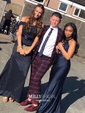 Mermaid Stretch Crepe Off-the-shoulder Prom Dresses With Appliques