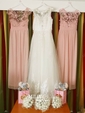 Ball Gown/Princess Illusion Tulle Chapel Train Wedding Dresses With Beading