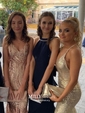 Mermaid V-neck Backless Sparkly Sequin Prom Dresses