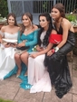 Mermaid V-neck Backless Sparkly Sequin Prom Dresses