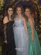 Ball Gown Halter Tulle Prom Dresses With Beading